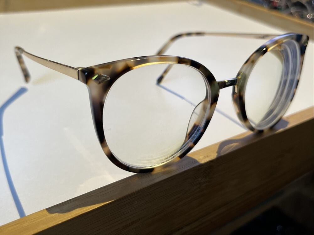 Firmoo Judy 20307 Eyeglasses Optical 52-20-145 Gray Brown Tortoise Frames Only